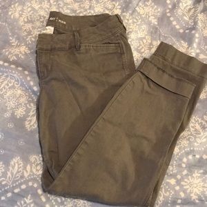 Gray Ankle Pants